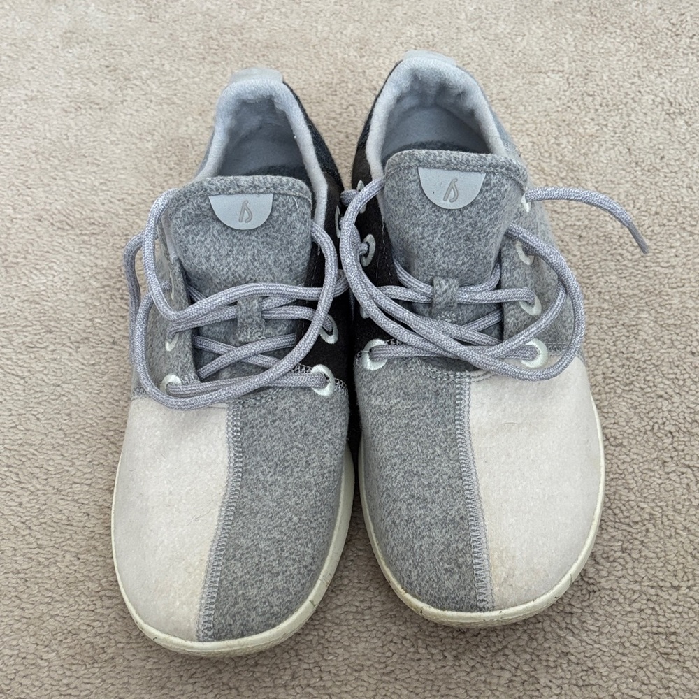 Allbirds Men's Two-Tone Gray and Black Sneakers